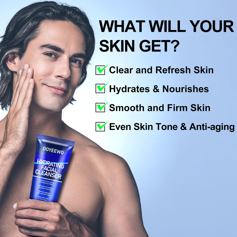 DOYEEWO kit cuidado piel masculino para rutina diaria eficiente