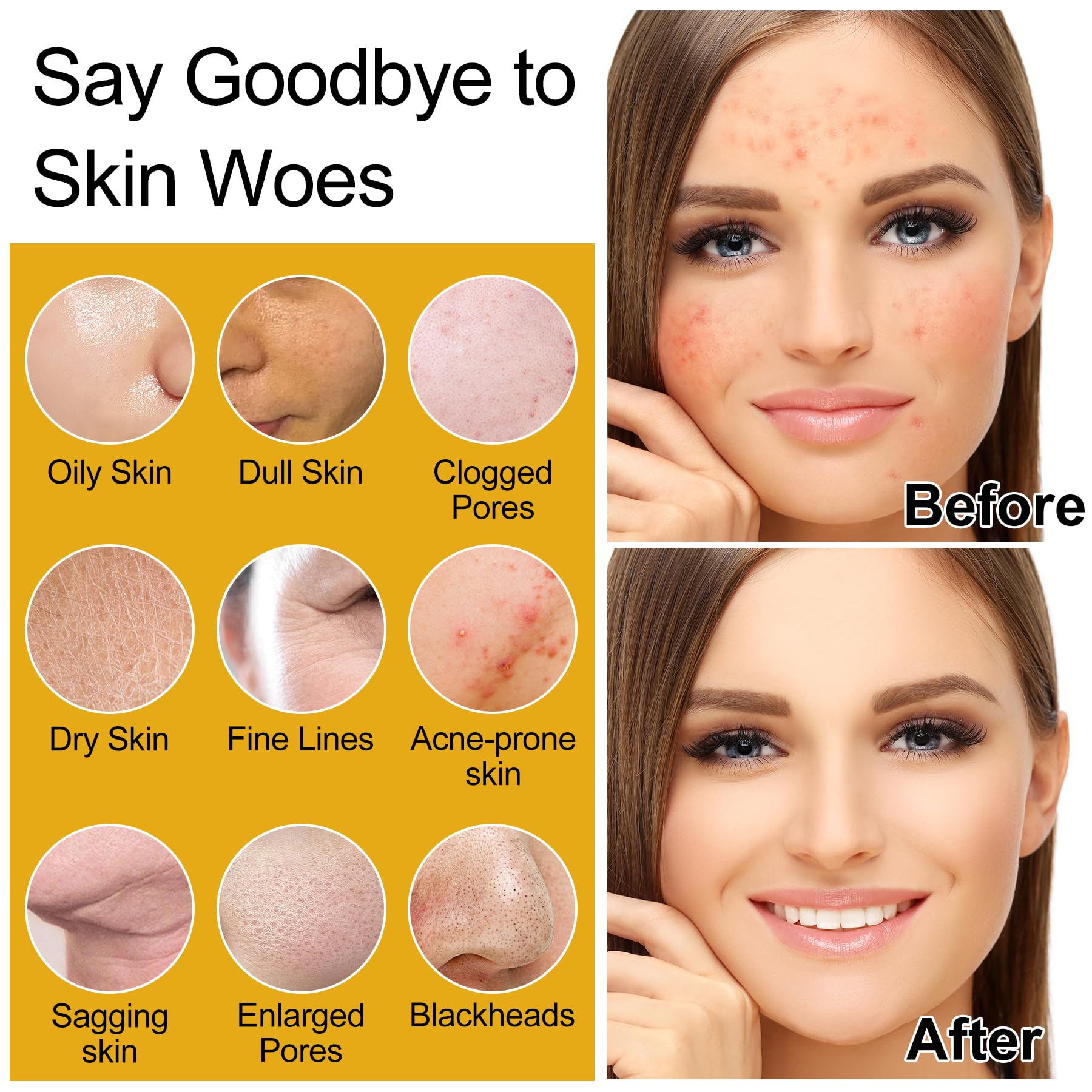 DOYEEWO limpiador facial en espuma ofrece limpieza suave y profunda