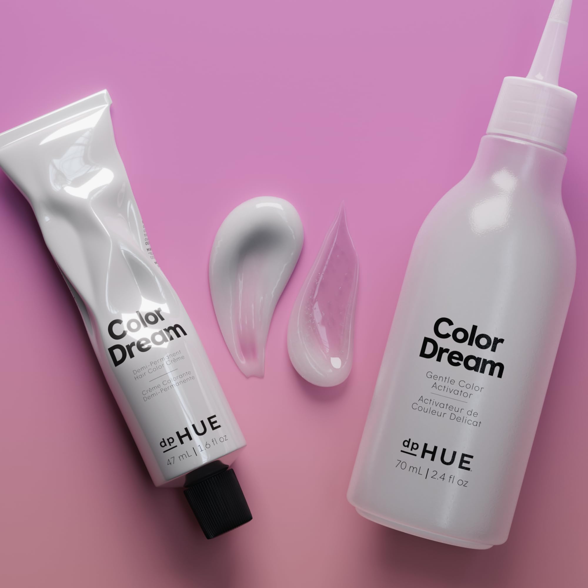 dpHUE Color Dream Dark Brown shine-glow reveals reflective shine and softness