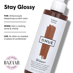 dpHUE Gloss+ Copper hair application spreading pigment for shine
