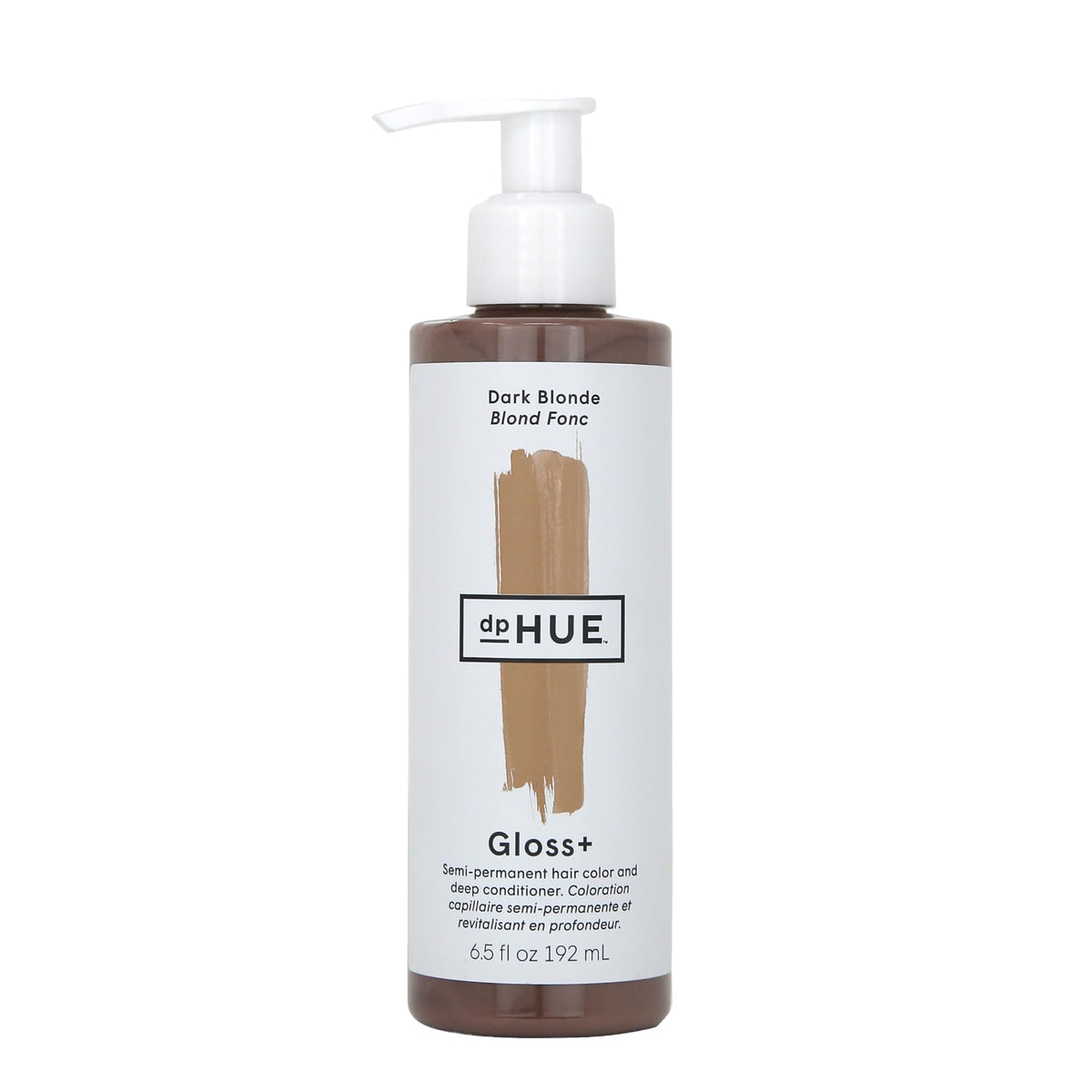 dpHUE Gloss+ Dark Blonde bottle pour for an easy, mess-free color boost.