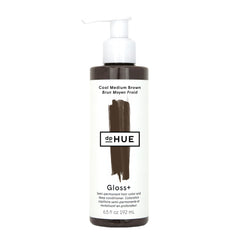 dpHUE Gloss+ Cool Medium Brown bottle with conditioning color boost for brunettes.