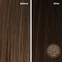 dpHUE Gloss+ moisturizing formula nourishes hair while boosting color.