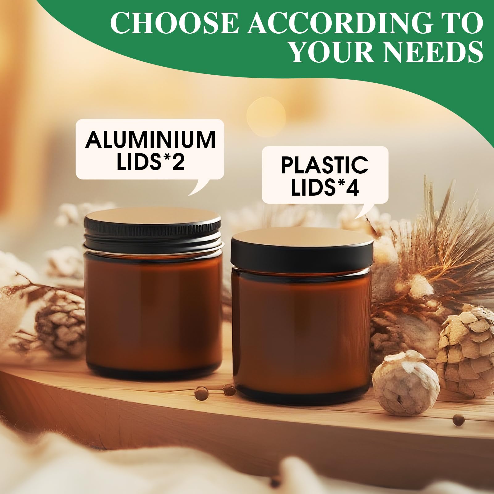 DPLASKA jars easy to clean and reusable