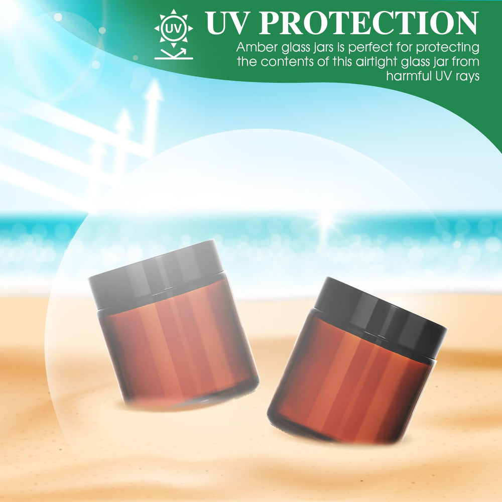 DPLASKA amber glass protected from light for content preservation