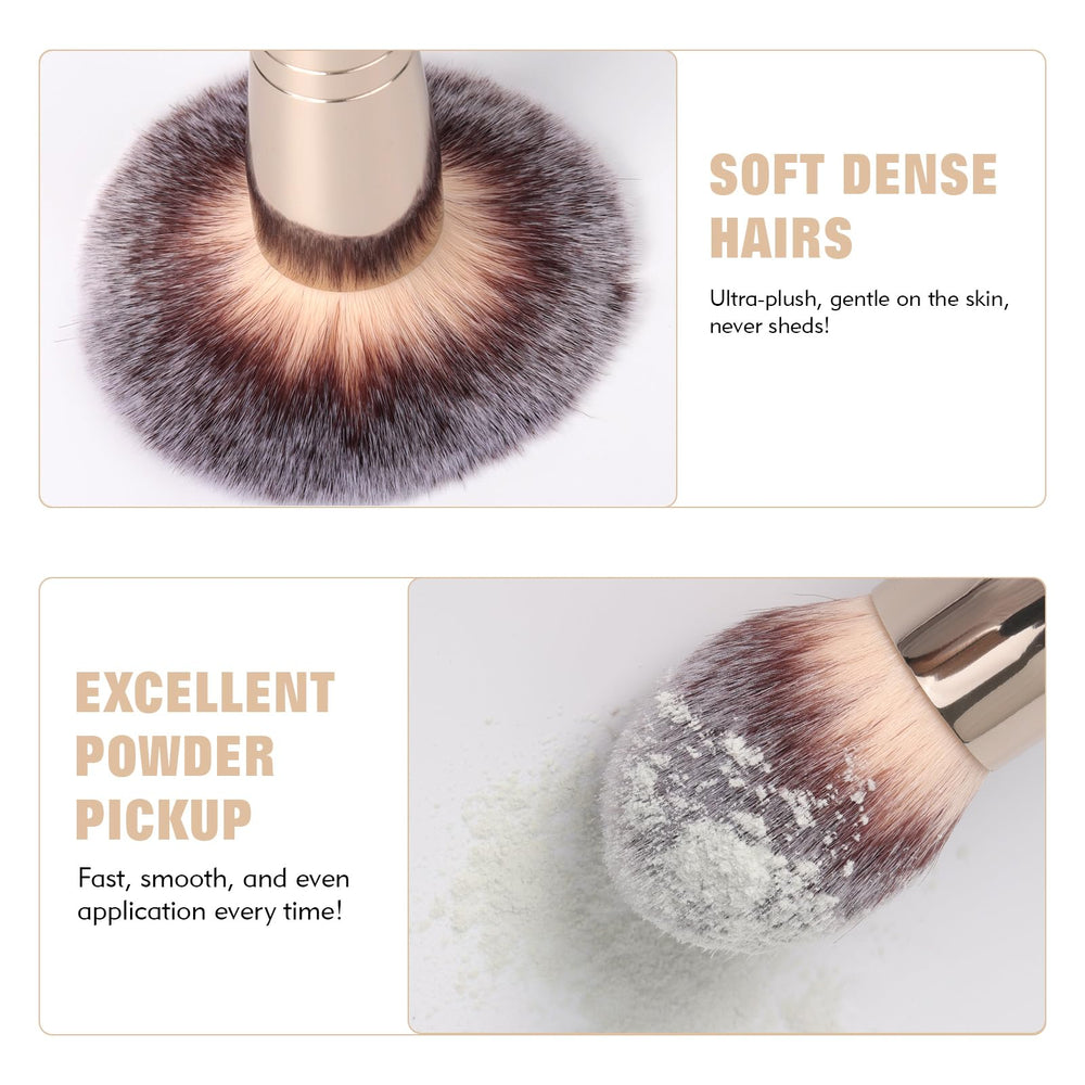 dpolla dual-ended brush set ideal for compact travel and on-the-go touch-ups.
