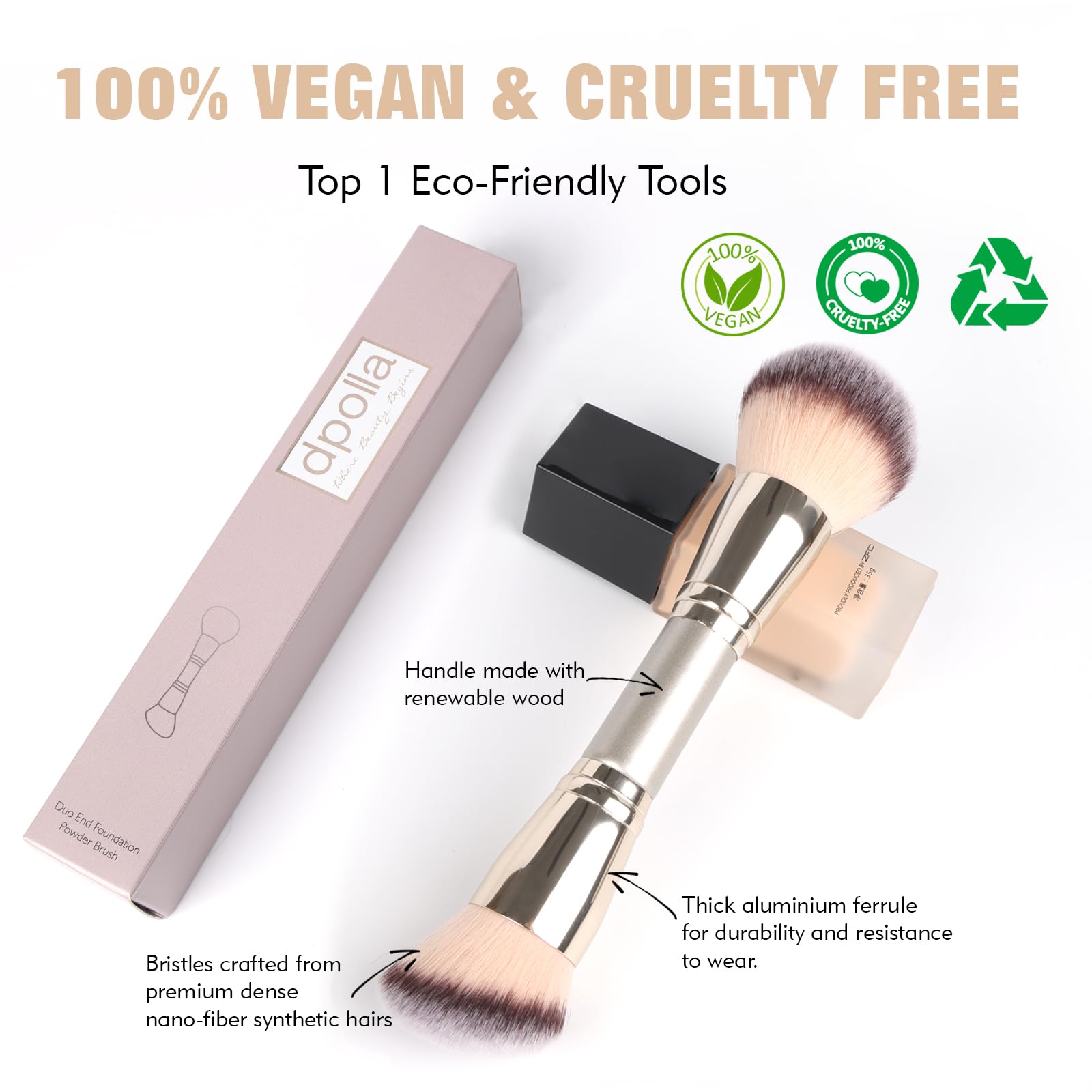 dpolla easy-clean brush stays plush after multiple uses