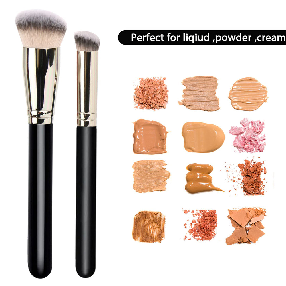 DPOLLA Soft Dense Brush Head for comfortable, product-sparing application