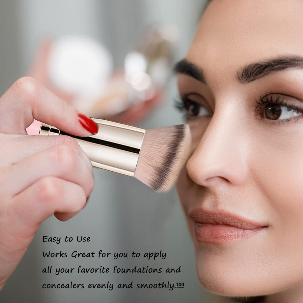 Dpolla Vegan synthetic bristles provide durable, no-shedding performance
