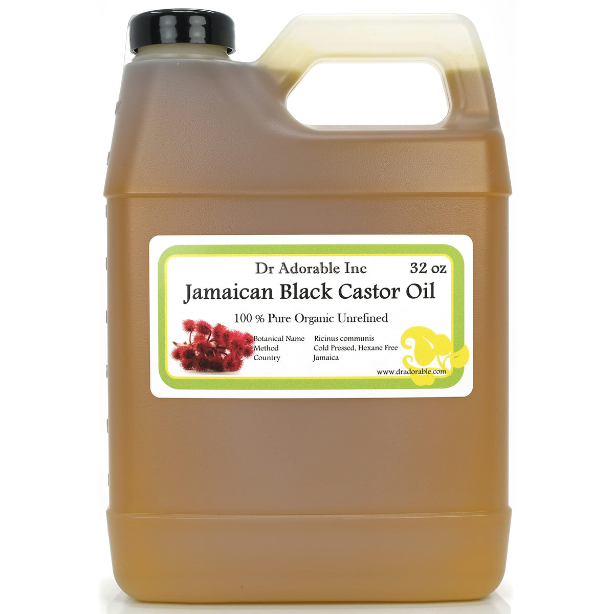 Dr Adorable Jamaican Black Castor Oil bottle for nourishing scalp