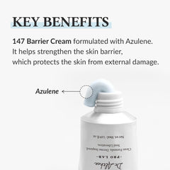 Dr.Althea 147 Barrier Cream being applied for smooth, hydrated skin.