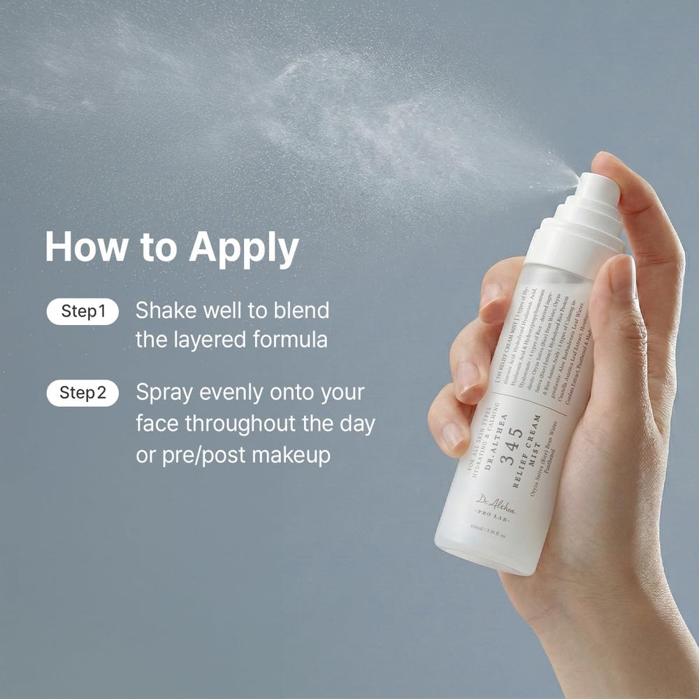 Dr.Althea 345 Relief Cream Mist: pulverización uniforme para uso diario