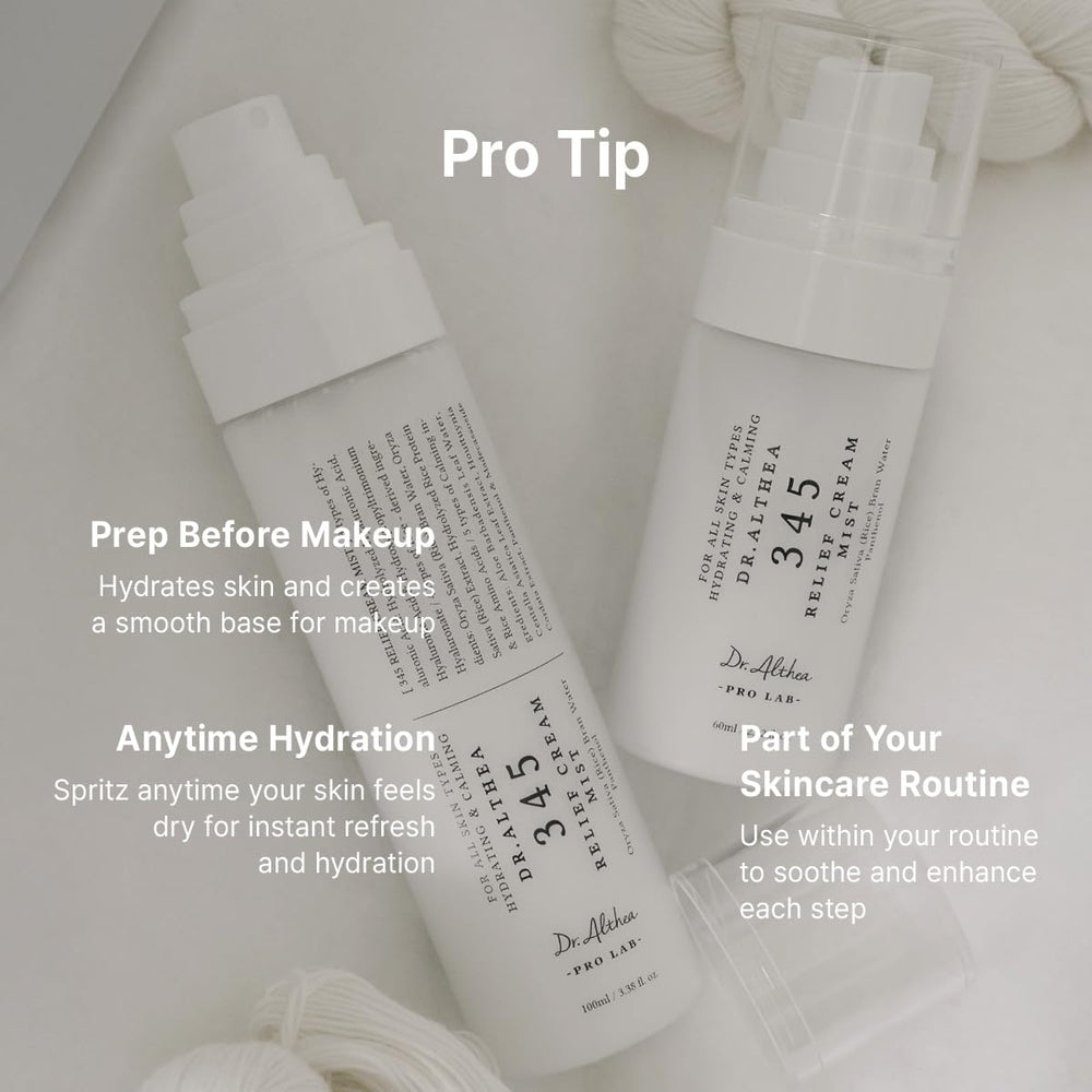 Dr.Althea 345 Relief Cream Mist: nebulización ultrafina para aplicación suave