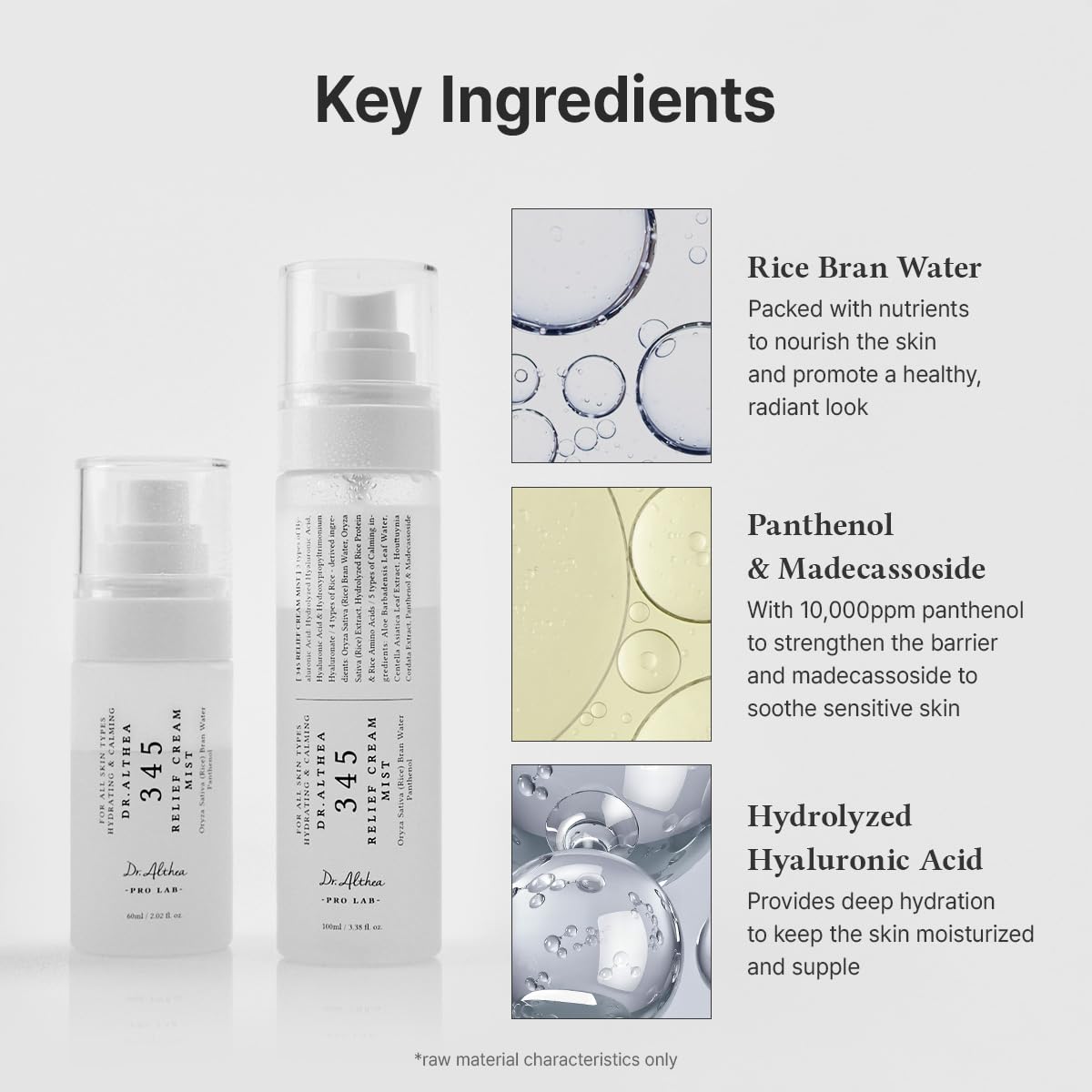 Dr.Althea 345 Relief Cream Mist: pantenol para fortalecer la barrera cutánea