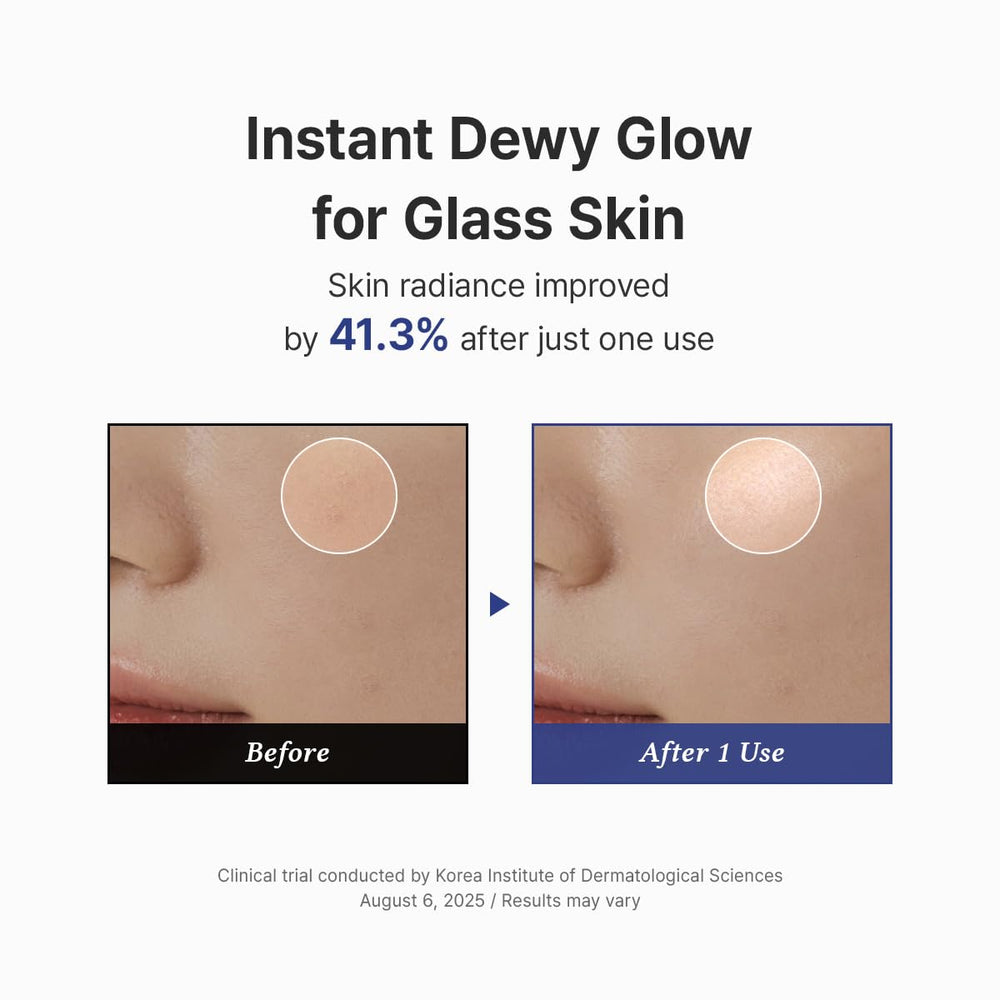 Dr.Althea Aqua Marine Jelly Mist application on targeted area.