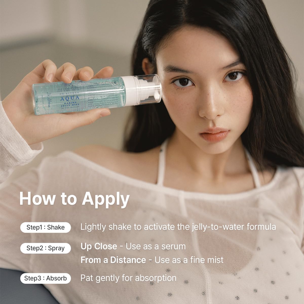 Dr.Althea Aqua Marine Jelly Mist ingredients xylitol and deep sea water.