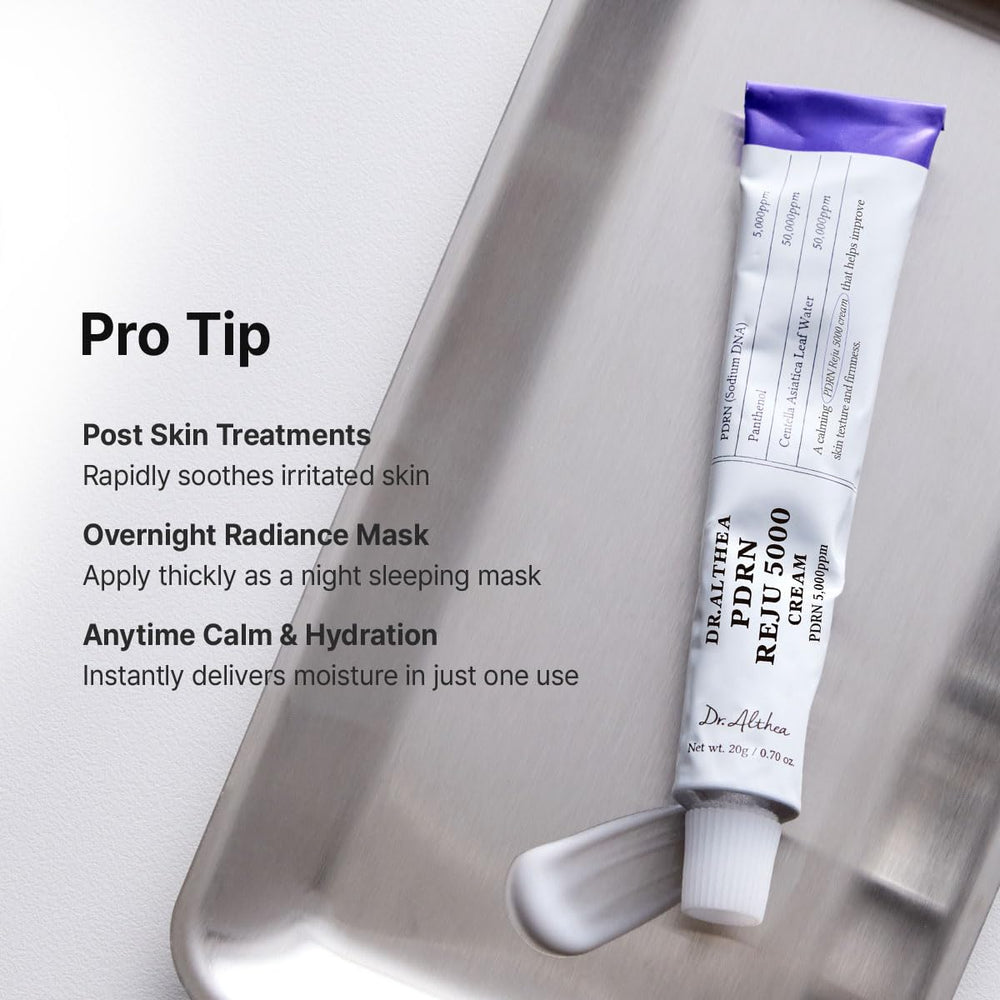 Dermatologist-tested seal appears on Dr.Althea packaging.