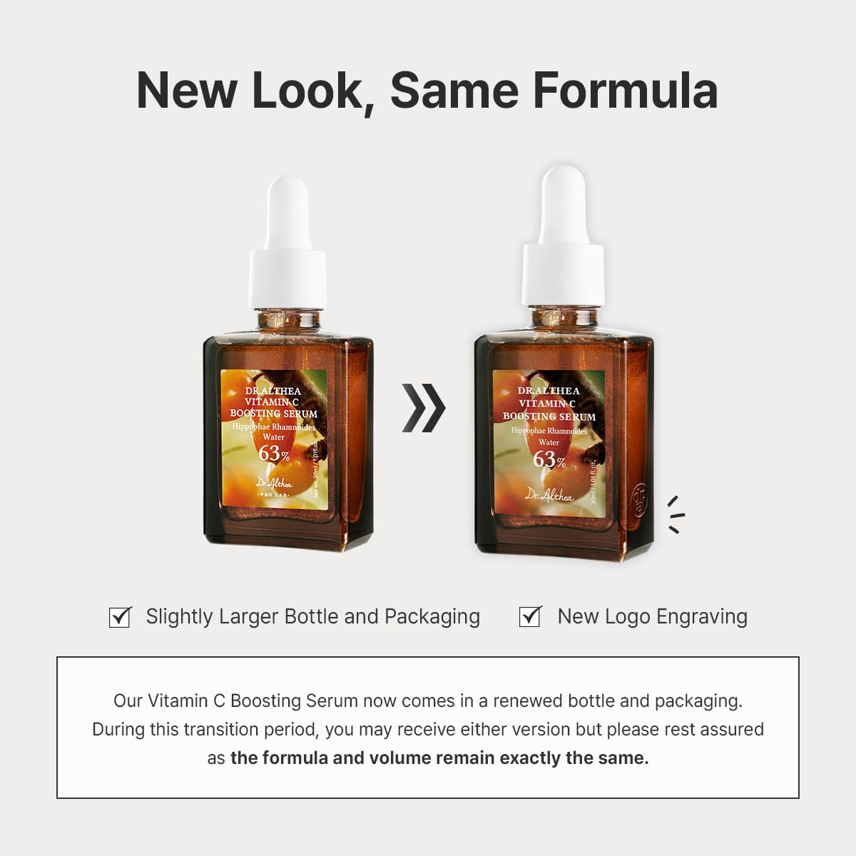 Dr.Althea serum vitamina C olor neutro y fresco