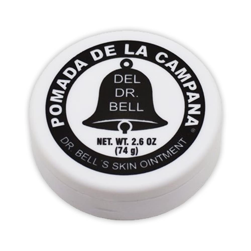 Dr Bell's medicated cream shown on hand for easy absorption