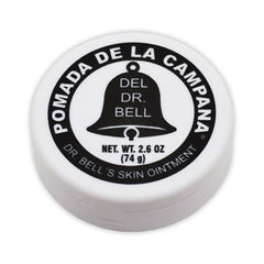 Dr Bell's medicated cream shown on hand for easy absorption