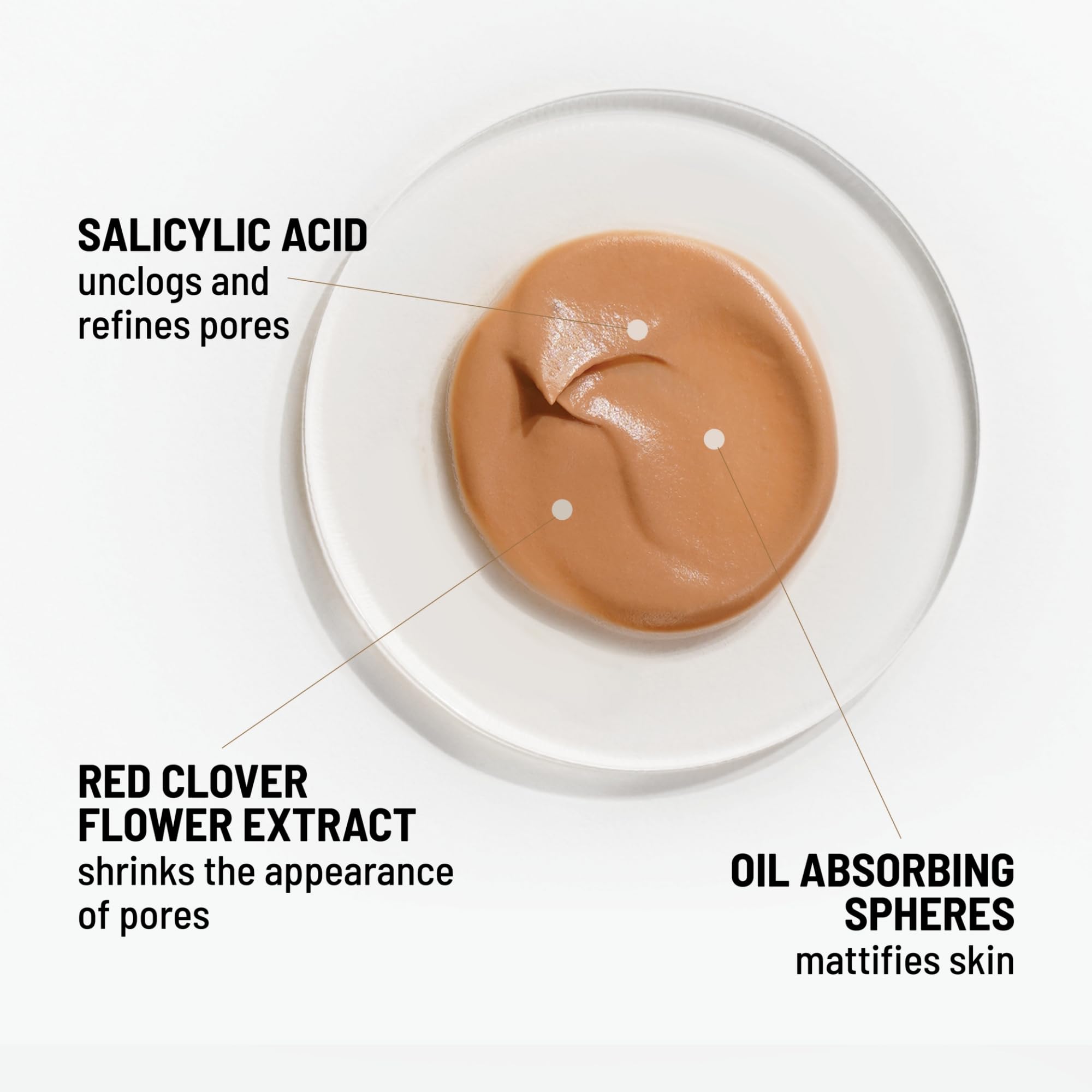 Dr. Brandt Pores No More applied under makeup for a refined base.
