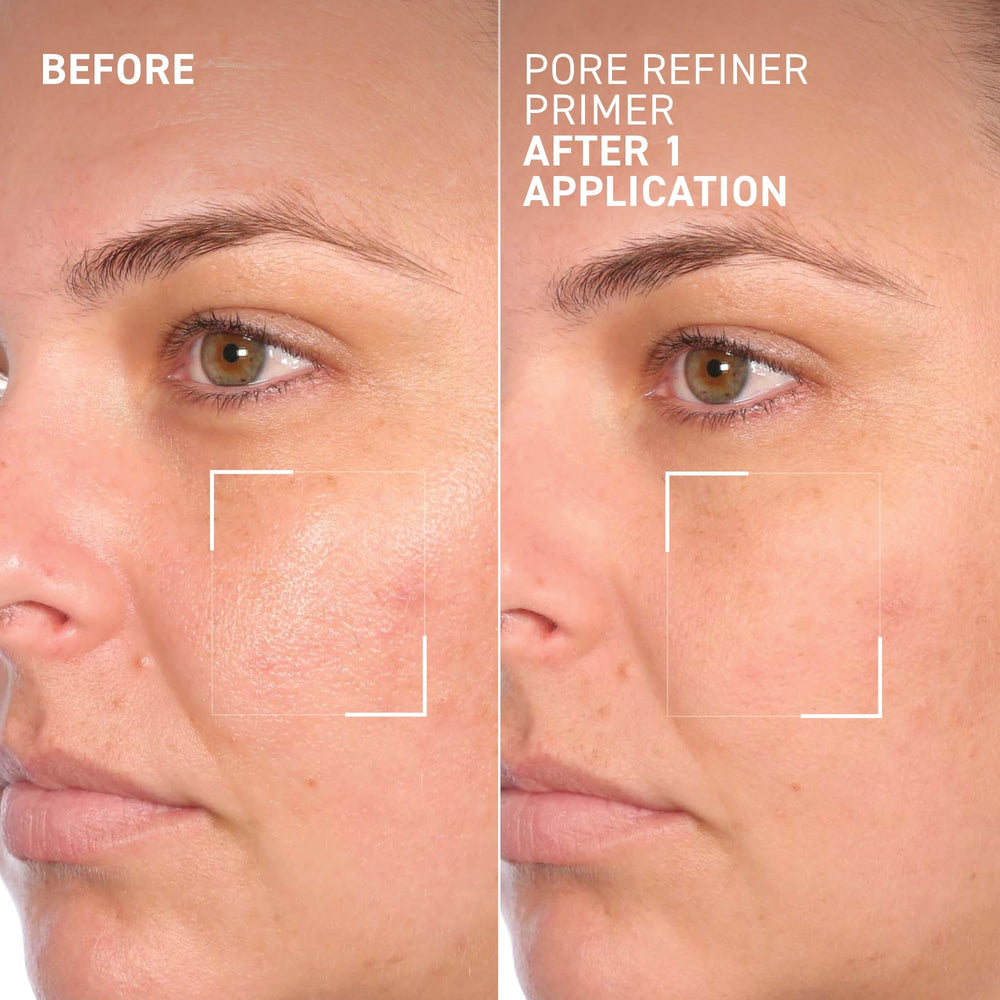 Dr. Brandt Pores No More Primer brush application demonstrates velvety texture