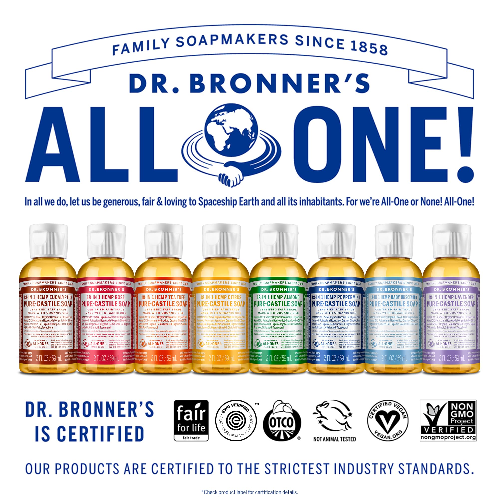Dr. Bronner's biodegradable y respetuoso con el entorno, opción ecológica para el hogar.