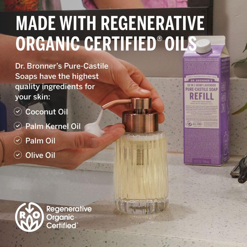Dr. Bronner's Lavanda: carton de recarga, menos plástico