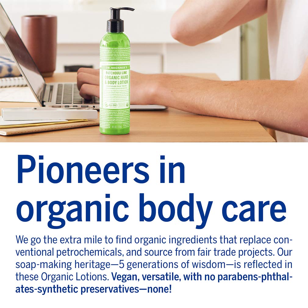 Ingredientes orgánicos clave de Dr. Bronner's para nutrir la piel.