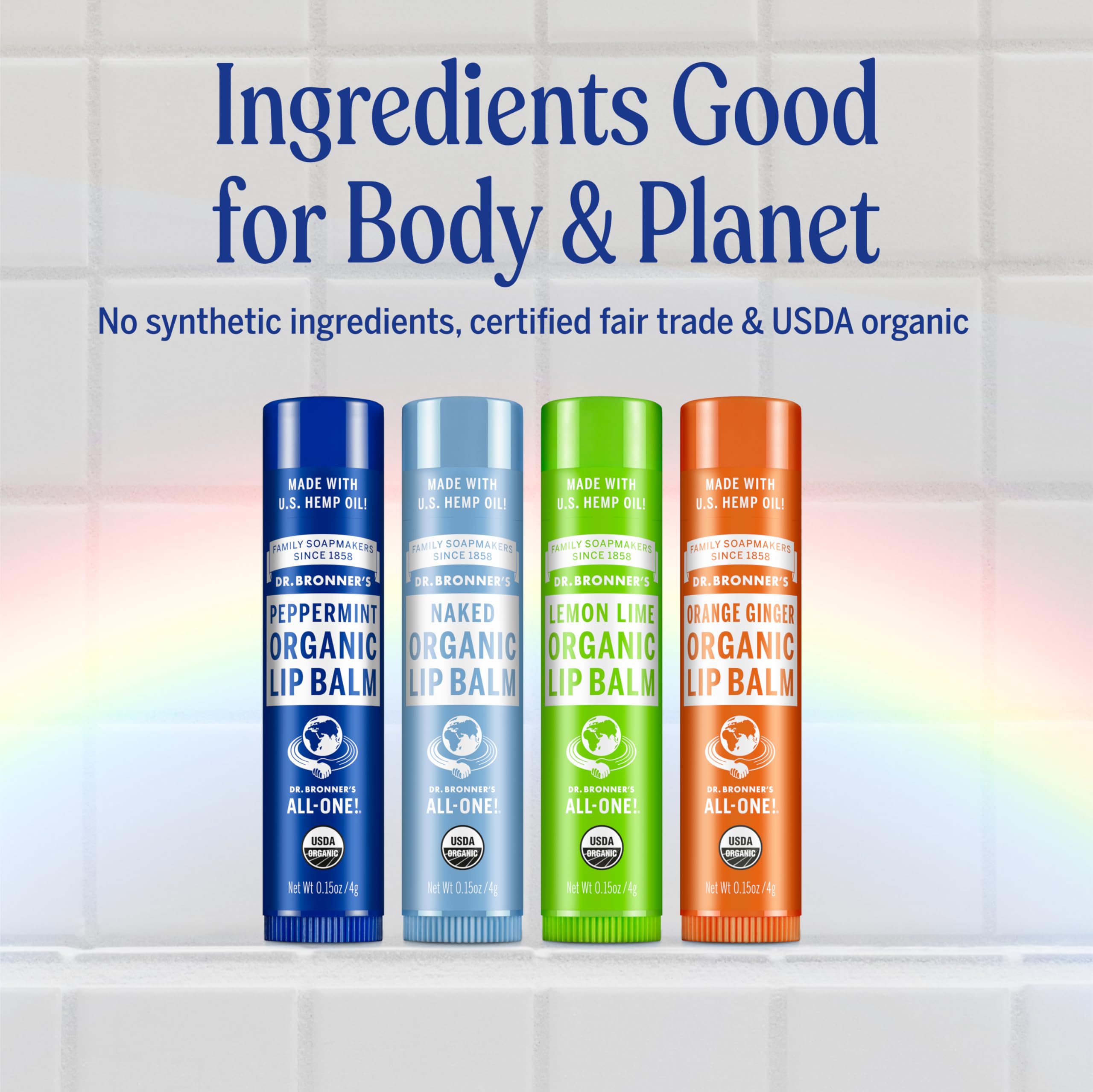 Moisturizing lip balm used on hands and cuticles