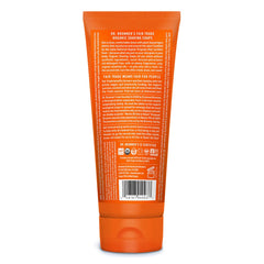 Dr. Bronner's Organic Tea Tree Shaving Soap bar close-up shows creamy lather for a close shave