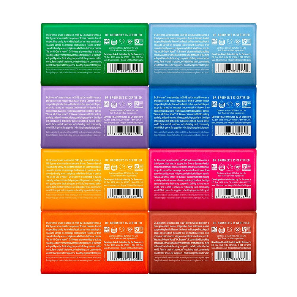 Dr. Bronner's Pure-Castile Magic Bar Lavender – soothing aroma and gentle cleanse