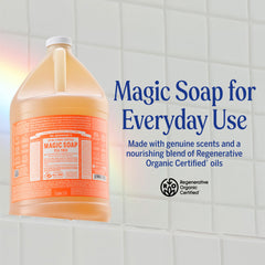 Dr. Bronner’s jabón líquido Castile Árbol de Té, espuma cremosa para ducha.