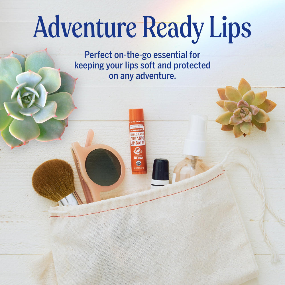 dr bronners USDA organic certification on lip balm packaging