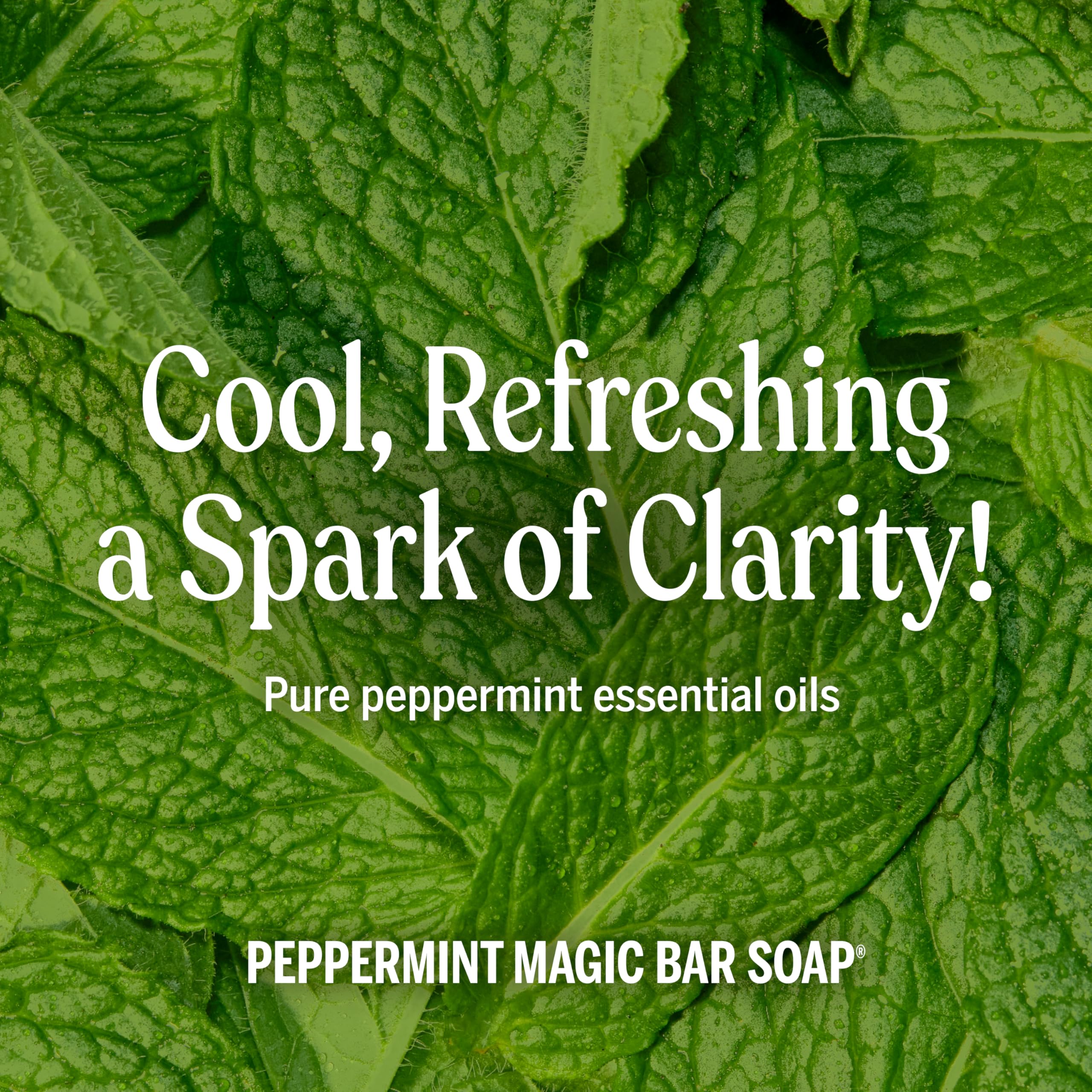 Dr. Bronner's Peppermint bar soap is vegan and cruelty-free