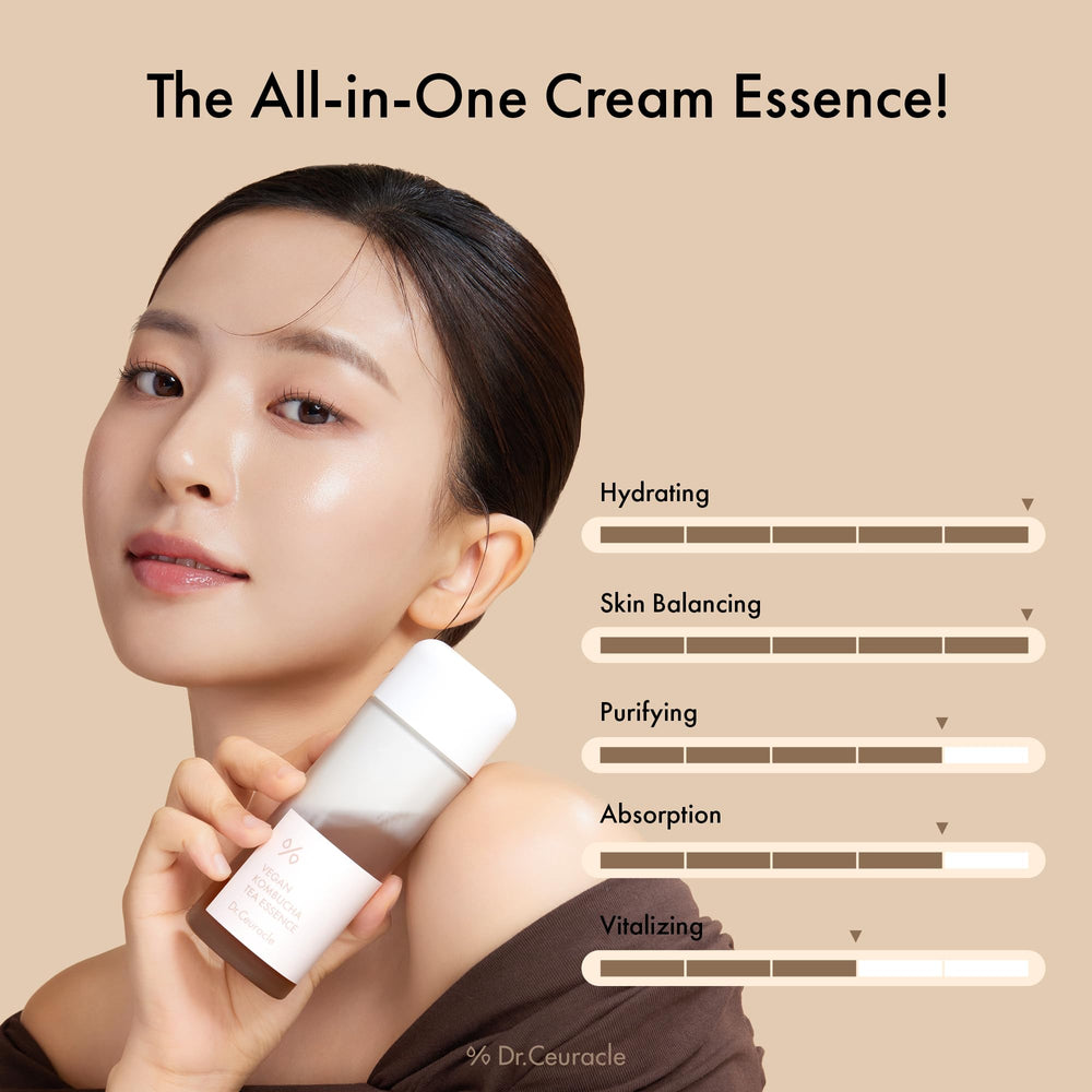 Dermal science branding splash conveys Korean skincare heritage and credibility.