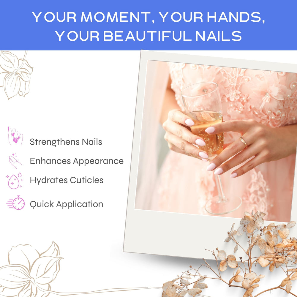 Dr. Dana Glycolic acid exfoliation step revealing refreshed nail surface.