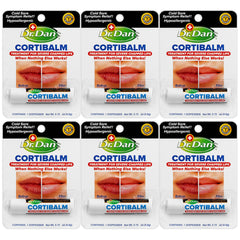 Dr. Dan's Cortibalm 6-pack for chapped lips provides soothing relief.