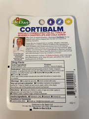 Ingredient view highlights beeswax and hydrocortisone for soothing relief.
