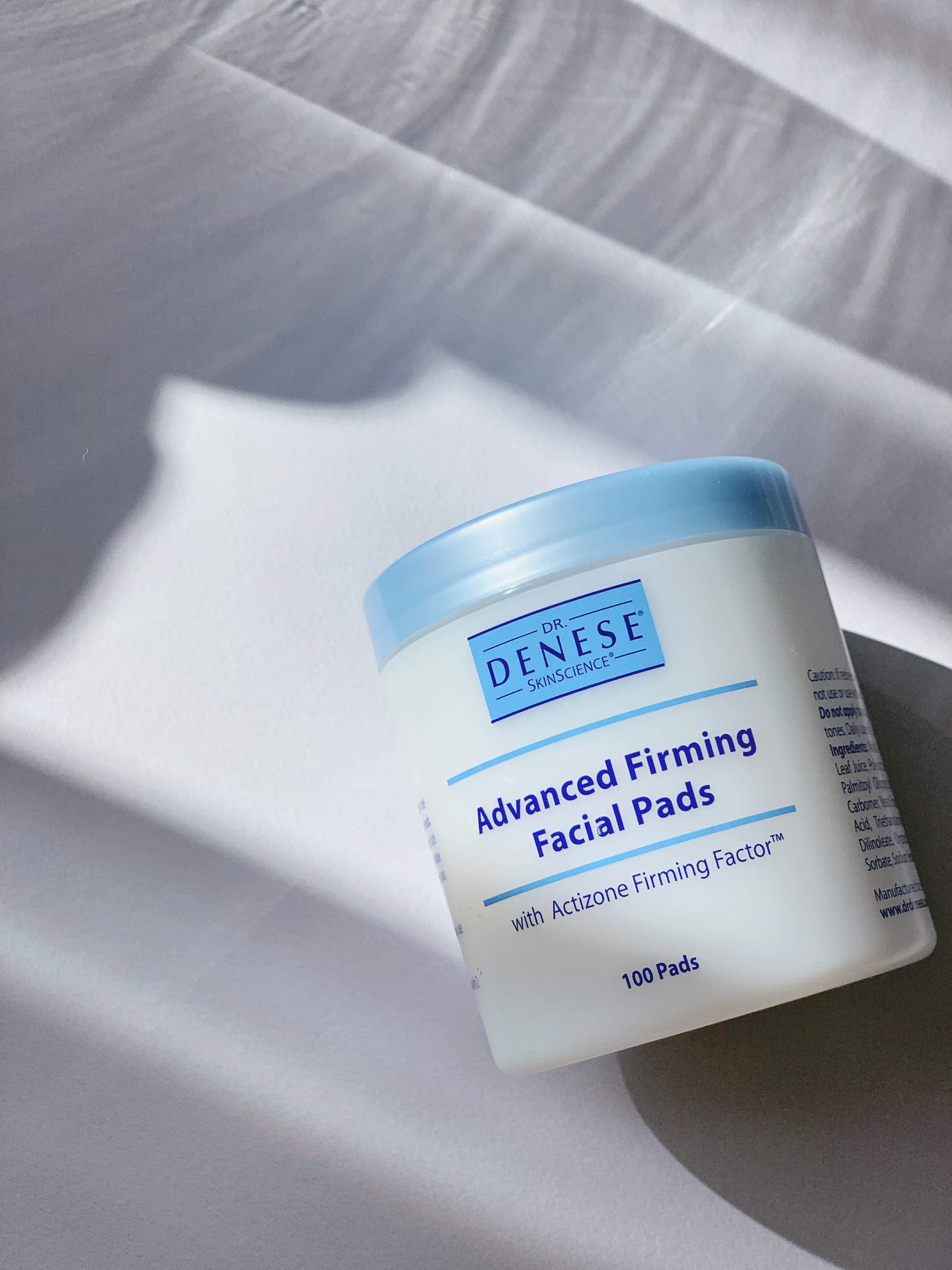 Dr. Denese SkinScience pad texture close-up, showing gentle exfoliation for smoother skin.