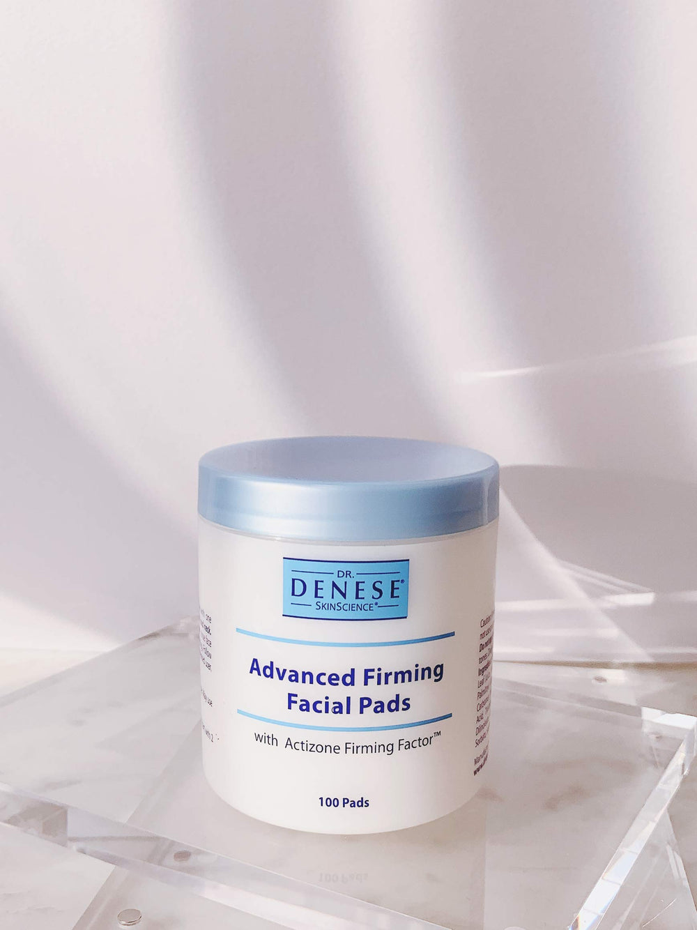 Dr. Denese SkinScience glycolic-peptide pad blend counteracts dullness and texture.