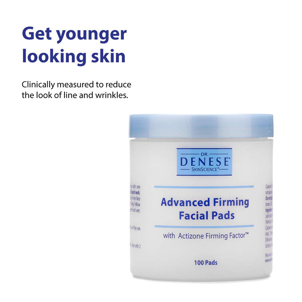 Dr. Denese SkinScience pad on skin preps for better serum absorption.
