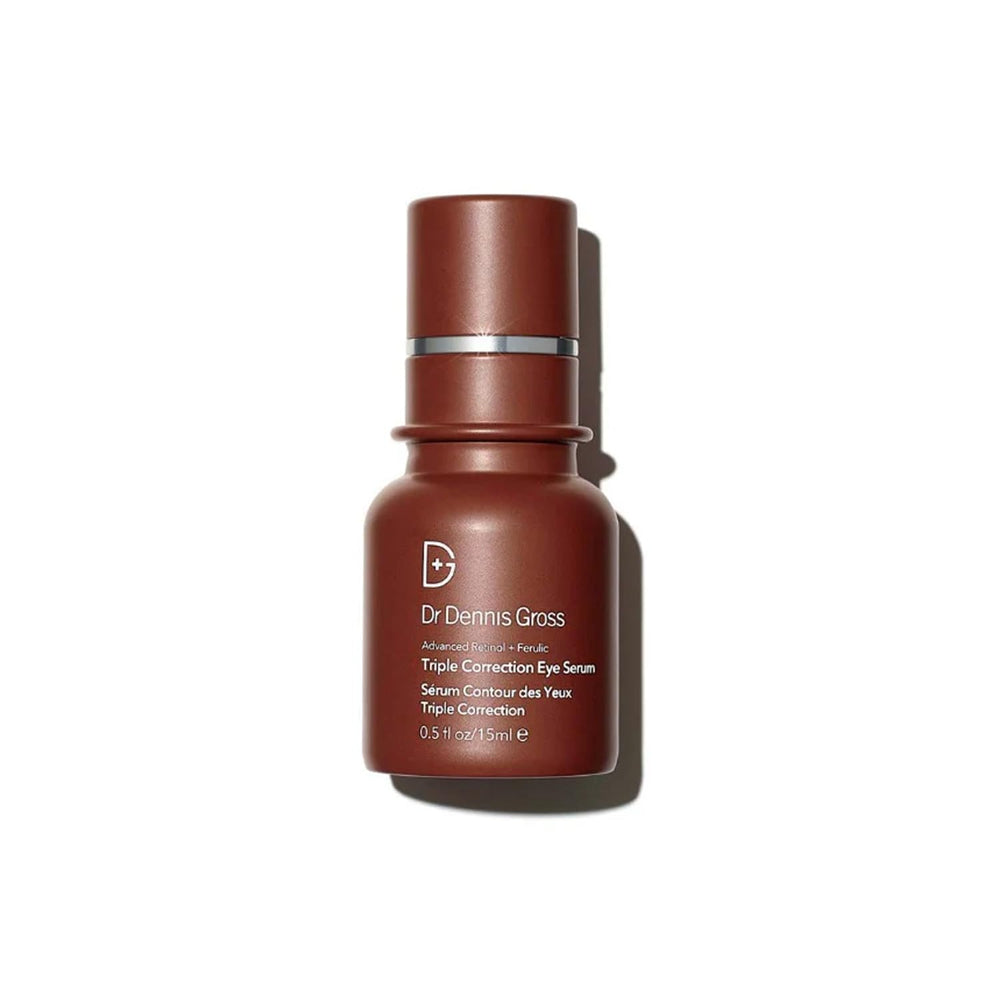 Dr Dennis Gross Advanced Retinol + Ferulic Eye Serum bottle for targeted eye care