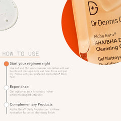 Dr Dennis Gross Alpha Beta Cleanser pore-clearing formula helps unclog pores.