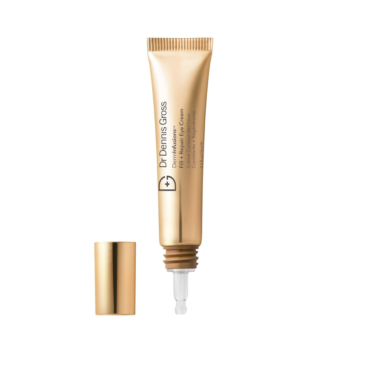 Dr Dennis Gross DermInfusions eye cream tube for hydrating under-eye care.