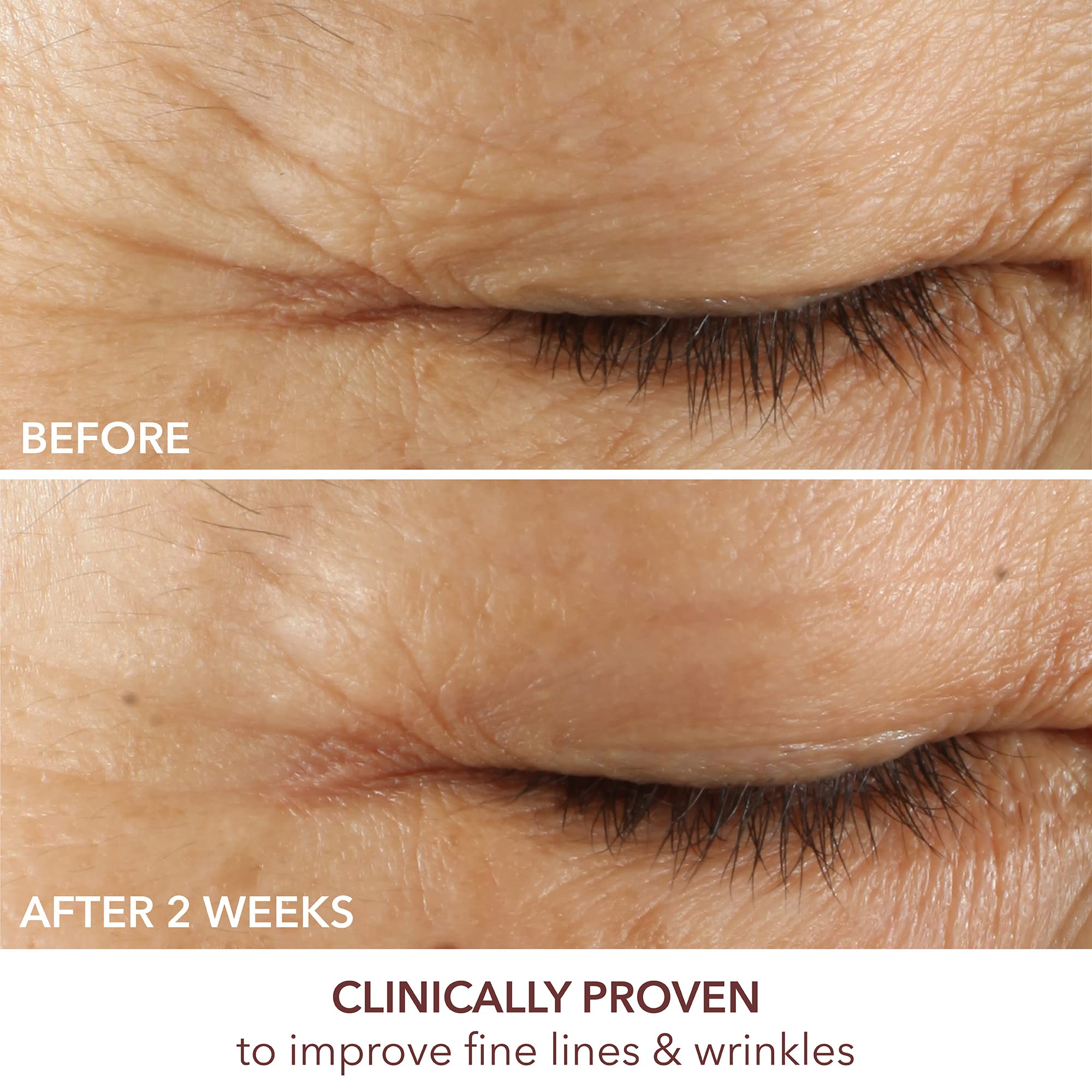 A single drop of Dr Dennis Gross serum on fingertip ready for application