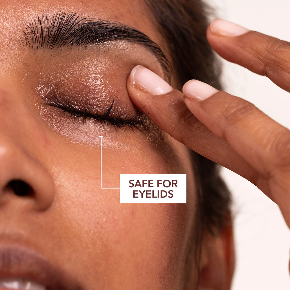 Silky texture of Dr Dennis Gross serum spreads smoothly on skin for quick absorption