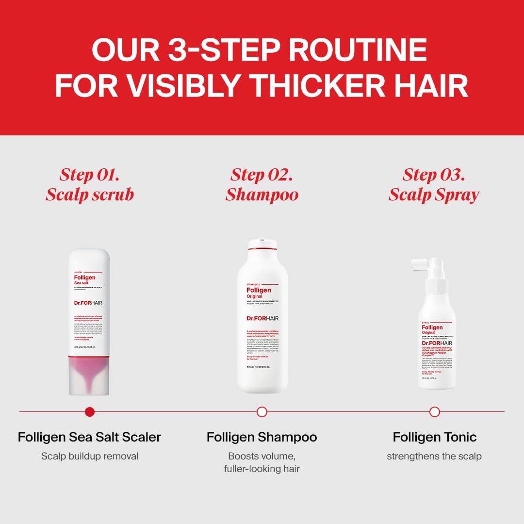 DR.FORHAIR Folligen Shampoo creamy lather illustrates luxurious texture for gentle cleansing.