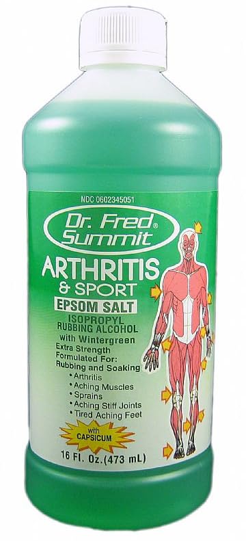 Dr. Fred Summit Epsom Salt, aplicación tópica para confort muscular tras el ejercicio