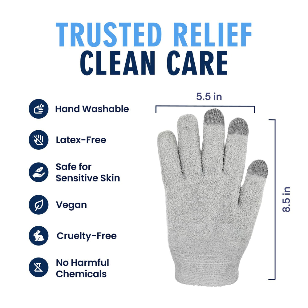 Dr. Frederick's Original guantes para piel expuesta al frío con alivio suave.